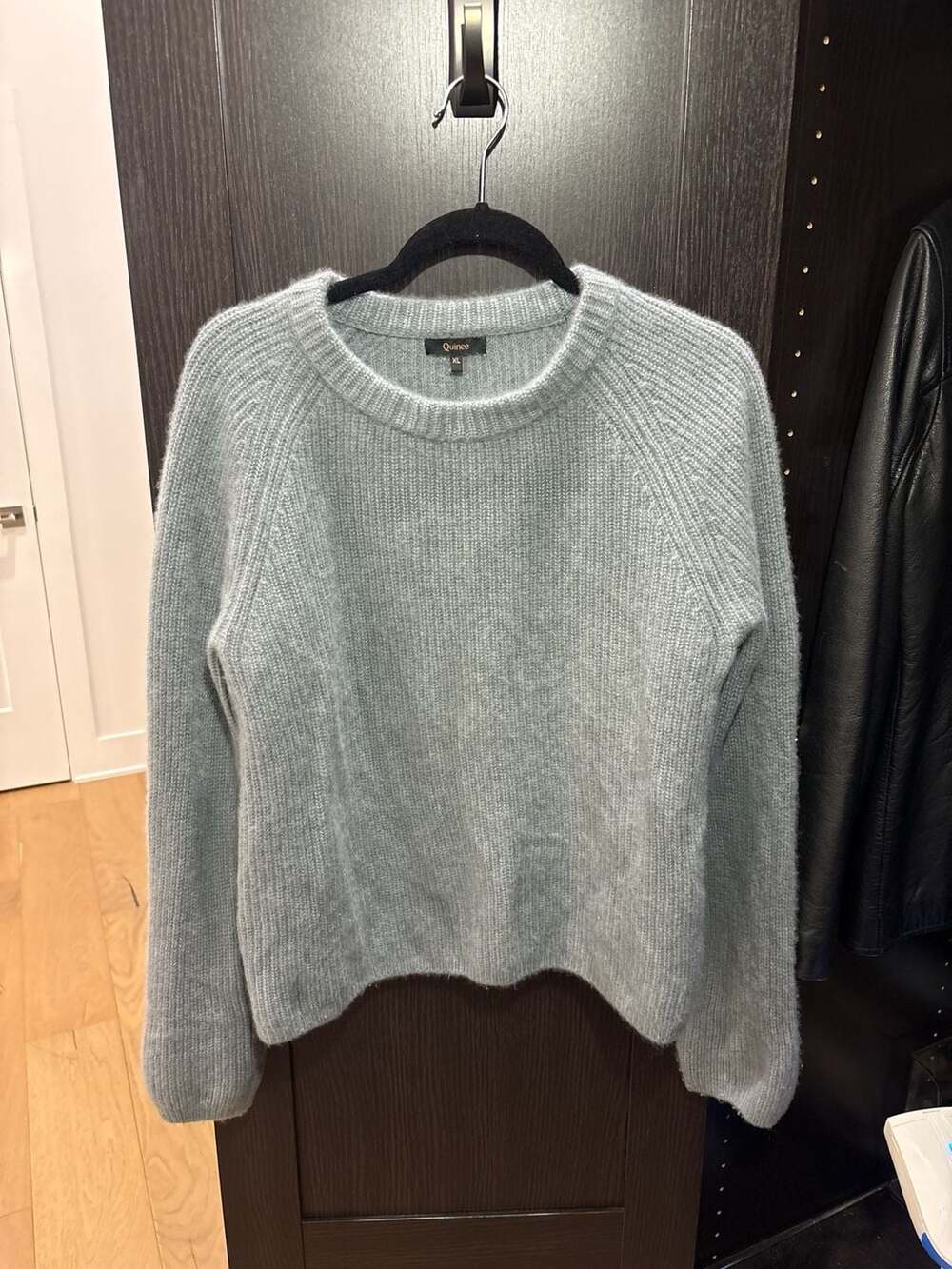 Quince Mongolian Cashmere Fisherman Crewneck Sweater